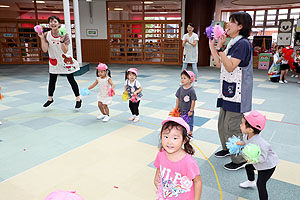 運動会のリズム活動　ひよこ・あひる