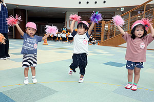 運動会のリズム活動　ひよこ・あひる