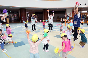 運動会のリズム活動　ひよこ・あひる