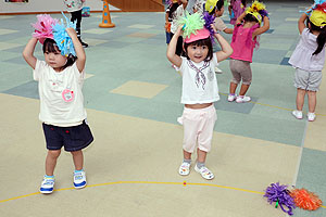 運動会のリズム活動　ひよこ・あひる