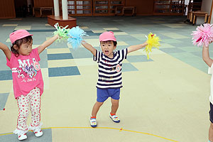 運動会のリズム活動　ひよこ・あひる