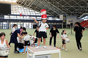 運動会予行１　　年長組　鼓笛・A・B