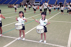 運動会予行１　　年長組　鼓笛・A・B