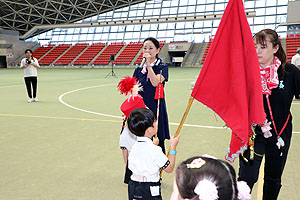 運動会予行１　　年長組　鼓笛・A・B