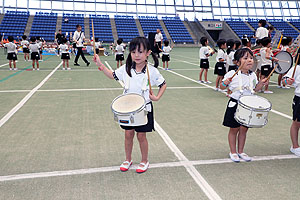 運動会予行１　　年長組　鼓笛・A・B