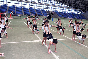 運動会予行3　　　年長組　組体操