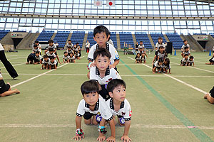 運動会予行3　　　年長組　組体操