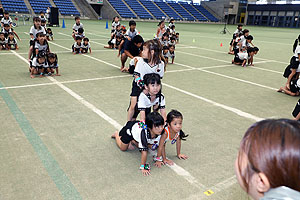 運動会予行3　　　年長組　組体操