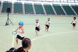 運動会予行5　　　年長組リレー