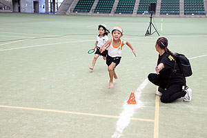 運動会予行5　　　年長組リレー