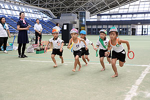 運動会予行5　　　年長組リレー