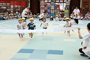 2歳児クラス運動会　ひよこ・あひる