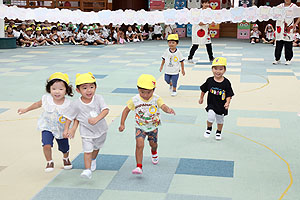 2歳児クラス運動会　ひよこ・あひる