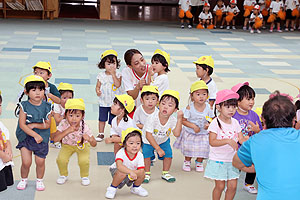 2歳児クラス運動会　ひよこ・あひる