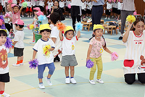 2歳児クラス運動会　ひよこ・あひる