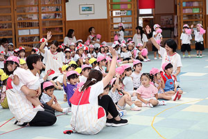 2歳児クラス運動会　ひよこ・あひる