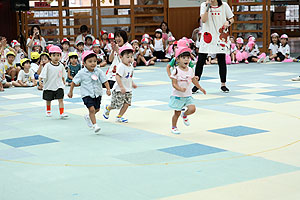 2歳児クラス運動会　ひよこ・あひる