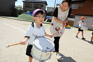 鼓笛の活動頑張っています　　C・D・E