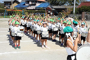 鼓笛の活動頑張っています！　A・B