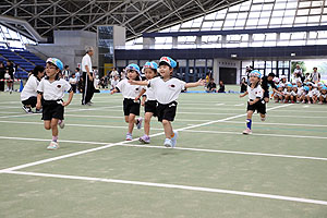 エンゼル運動会１　　　年中かけっこ