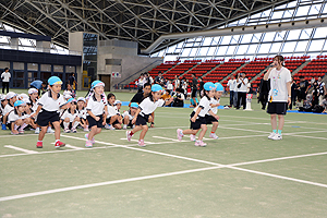 エンゼル運動会１　　　年中かけっこ