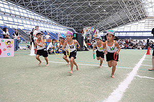 エンゼル運動会７　　　リレー　年長