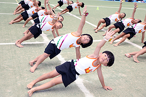 エンゼル運動会８　　　組体操　年長