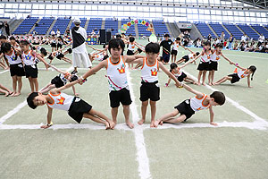 エンゼル運動会８　　　組体操　年長