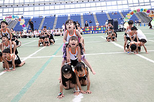 エンゼル運動会８　　　組体操　年長