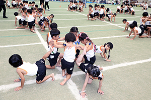 エンゼル運動会８　　　組体操　年長