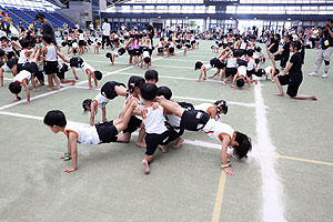 エンゼル運動会８　　　組体操　年長