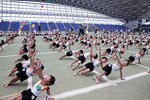 エンゼル運動会８　　　組体操　年長