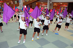 運動会のリズム活動　年中組