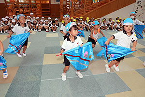 運動会のリズム活動　年中組