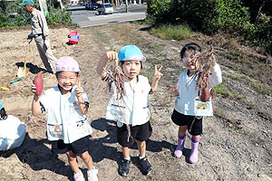 エンゼル自然体験農園でおいもほり　　年中　NO.2