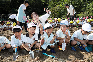 エンゼル自然体験農園でおいもほり　　年中　NO.1