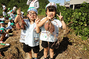 エンゼル自然体験農園でおいもほり　　年長　NO.2