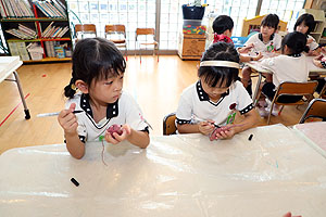 さつまいもの水栽培に挑戦　B