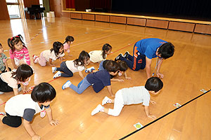 体操教室がありました　ひよこ