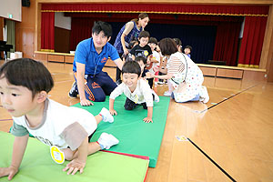 体操教室がありました　あひる