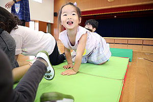 体操教室がありました　あひる