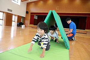 体操教室がありました　あひる