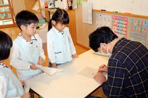 谷口先生の習字教室　　年長組