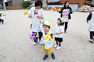 風車楽しかったね　あひる