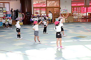 リズムフェスティバル園内予行　年中Aチーム