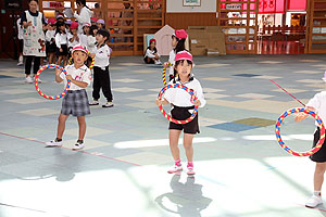 リズムフェスティバル園内予行　年中Aチーム