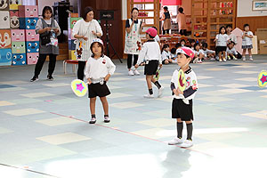 リズムフェスティバル園内予行　年中Aチーム