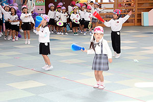 リズムフェスティバル園内予行　年中Aチーム