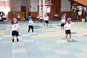 リズムフェスティバル園内予行　年長Aチーム