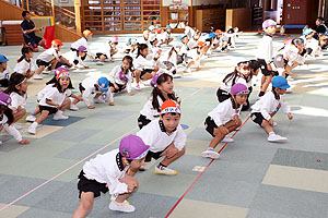 リズムフェスティバル園内予行　年長Aチーム